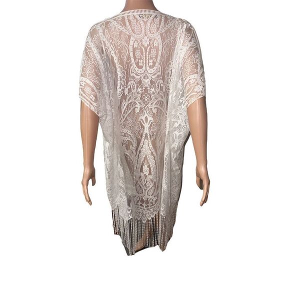 NEW WITH TAGS WOMEN Ana & Rose Crocheted Kimono Ana & Rose's crocheted kimono co - Picture 4 of 7